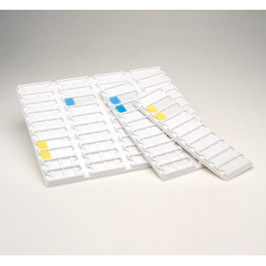 Laboratory plastic slide trays