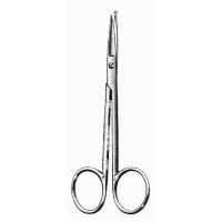 Fine vase scissors with button