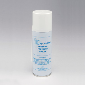 Freezing spray for fabrics