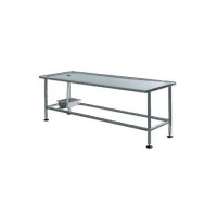 Steel table for corpses