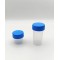 Disposable container with screw cap