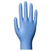 Guanti in nitrile monouso senza polvere 