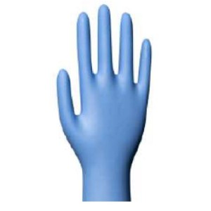 Guanti in nitrile monouso senza polvere 