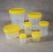 Disposable container with screw cap