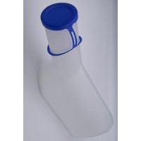 Male urinal flat bottom with lid
