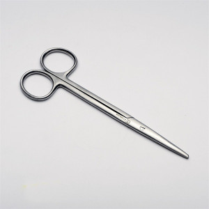 Straight and curved metzenbaum steel scissors for dissection