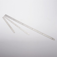 Rulers in laminated stainless steel